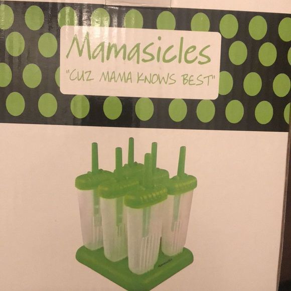 New Set of Six standing Popsicle Maker kitchen kit homemade ice pops summer pack - Picture 3 of 7